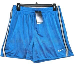 Nike Dri-Fit Shorts White Mesh Womens Training Drawstring 5” 404911 Size Small S